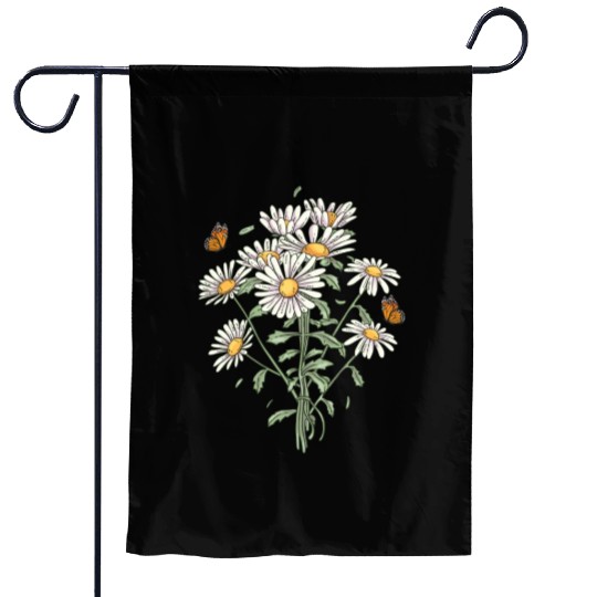 Marguerites Daisy Summer Daisies Flower Garden Garden Flags