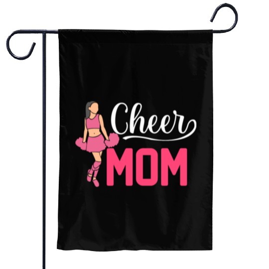 Womens Cheer Mom Gymnastics Cheerleading Mom Squad Garden Flags