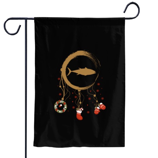 Winter dreamcatcher Christmas Tuna Garden Flags