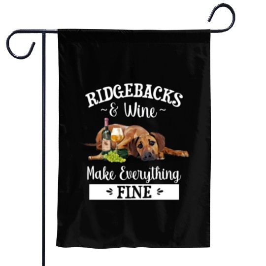 Rhodesian Ridgeback Garden Flags