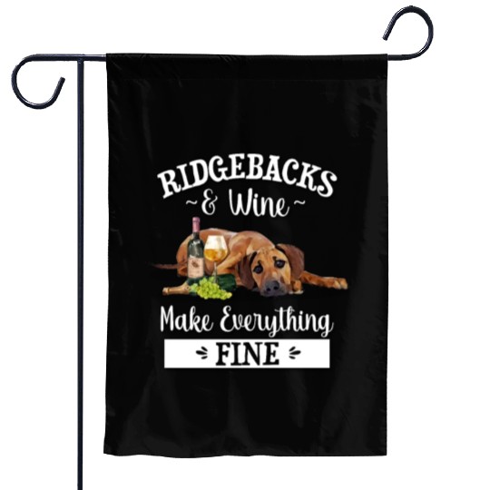 Rhodesian Ridgeback Garden Flags