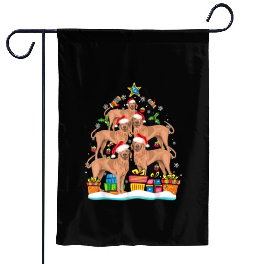 Corgi Christmas Santa Hat Dog Lover Xmas Garden Flags