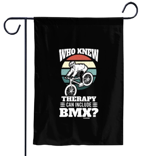 BMX bike freestyle downhill Garden Flags