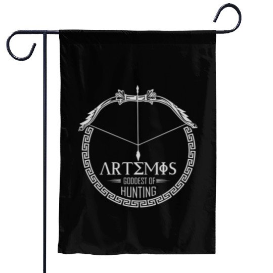 Artemis God, Greek God Garden Flags
