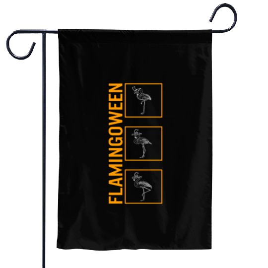 Halloween Garden Flags, Flamingoween Flamingo Spooky