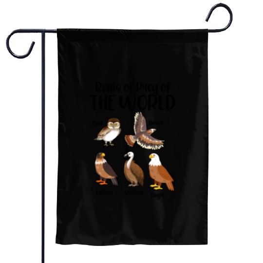 Birds of Prey Of The World Garden Flags