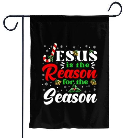 Jesus Is The Reason For The Season Christmas Garden Flags