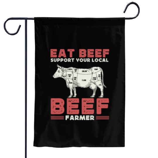 Cattle Farming Agriculture Beef Lover Garden Flags