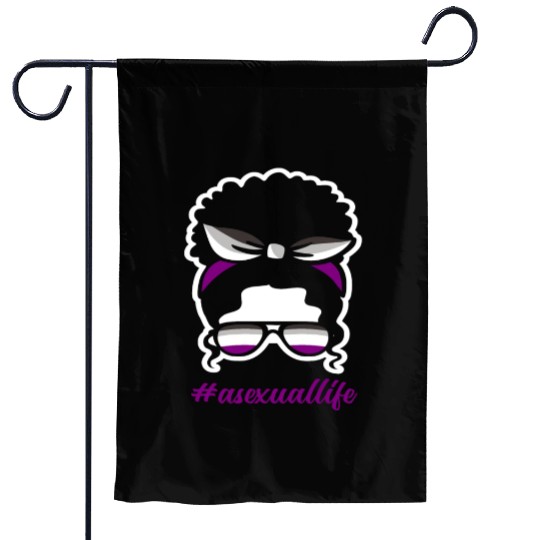 Asexual Woman Women Gift Garden Flags