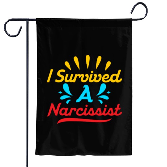 I Survived A Narcissist Divorcee Divorce Women Garden Flags