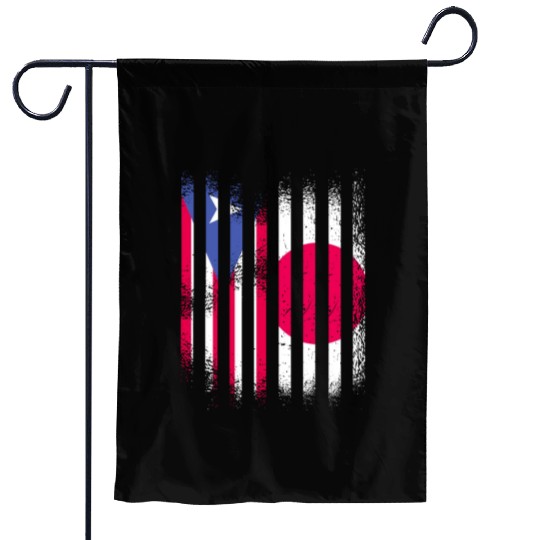 Puerto Rico Flag Japan Grown Country Flags Stripes Garden Flags