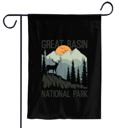 Great Basin National Park Mountains Wilderness Garden Flags