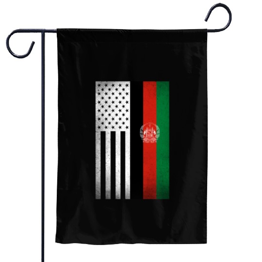 Afghanistan Design for proud Afghan Americans Garden Flags