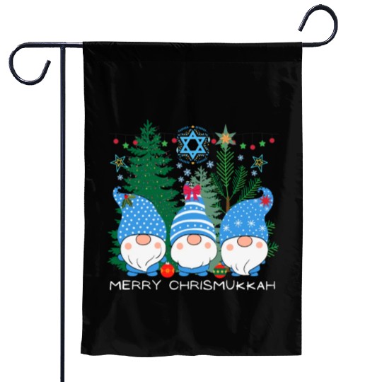 Merry Christmukkah, Jewish Christmas Garden Flags