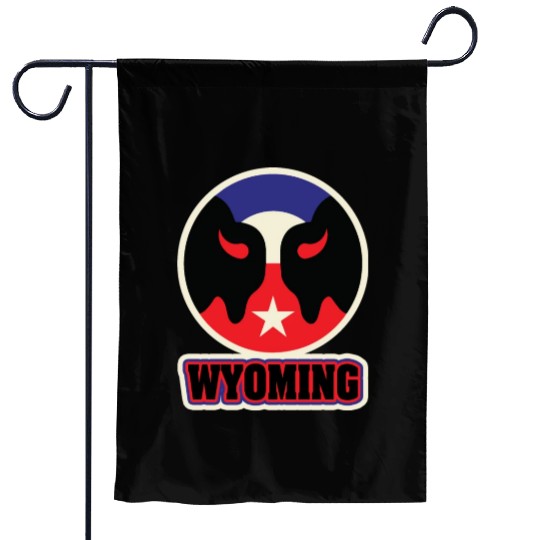 US States WYOMING Garden Flags