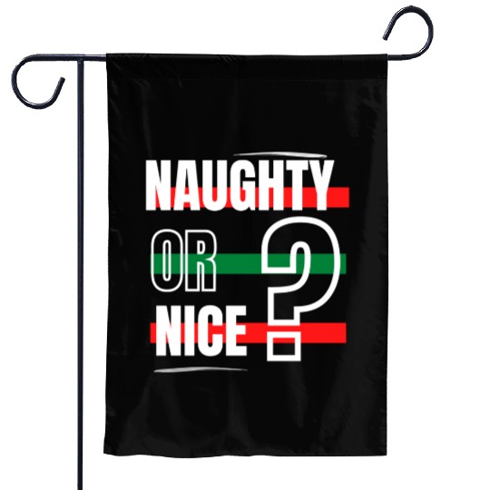Naughty or Nice? Garden Flags