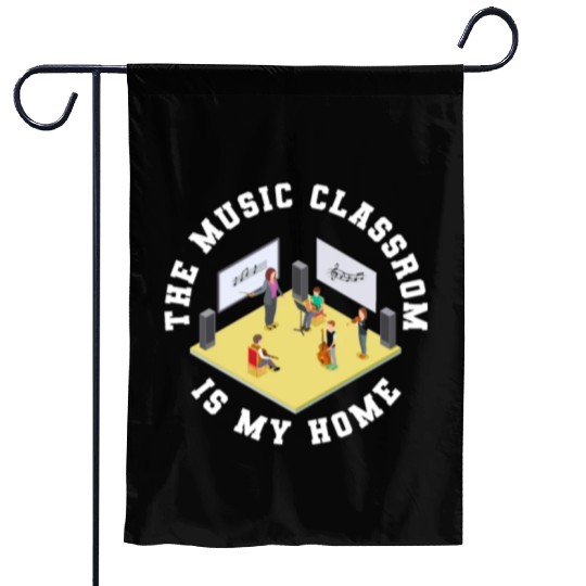 Music Teacher Garden Flags