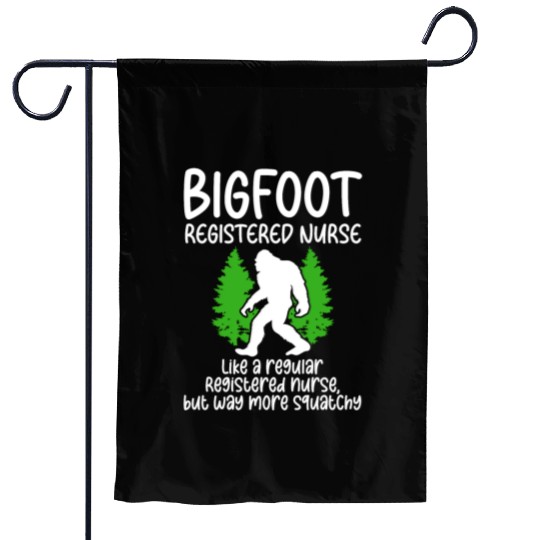 Bigfoot Party Supplies Bigfoot Registered Nurse Garden Flags