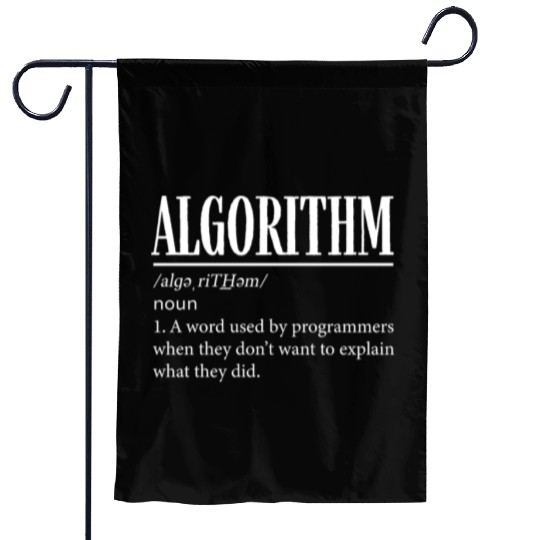 Algorithm Programmer, Coding, Coder Garden Flags