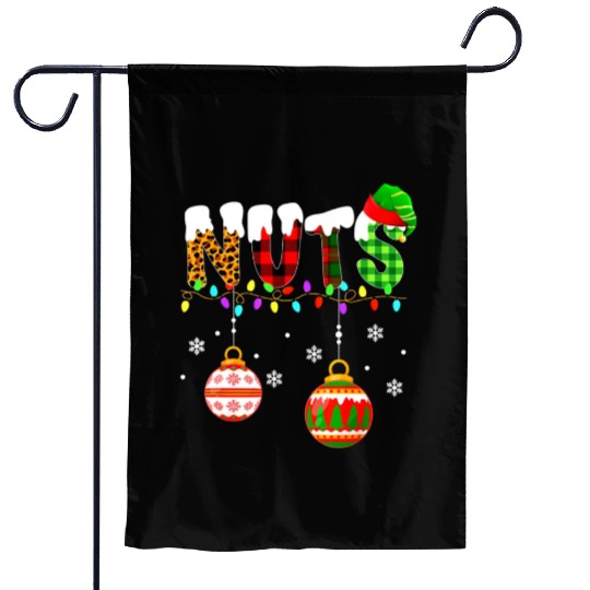 Funny Chest Nuts Couples Christmas Chestnuts Xmas Garden Flags