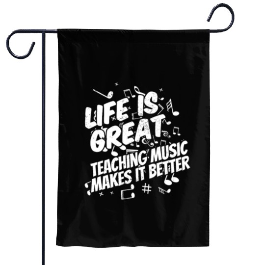 Music Teacher Garden Flags