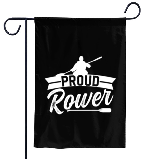 Proud Rower Row Crew Rowing Sports Garden Flags