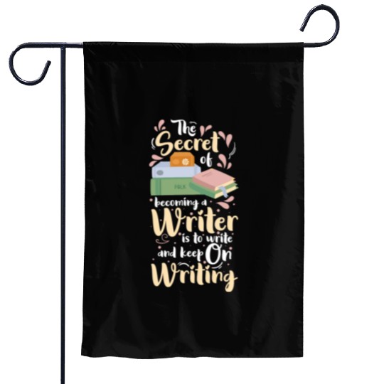 Writer Journalist Author Garden Flags