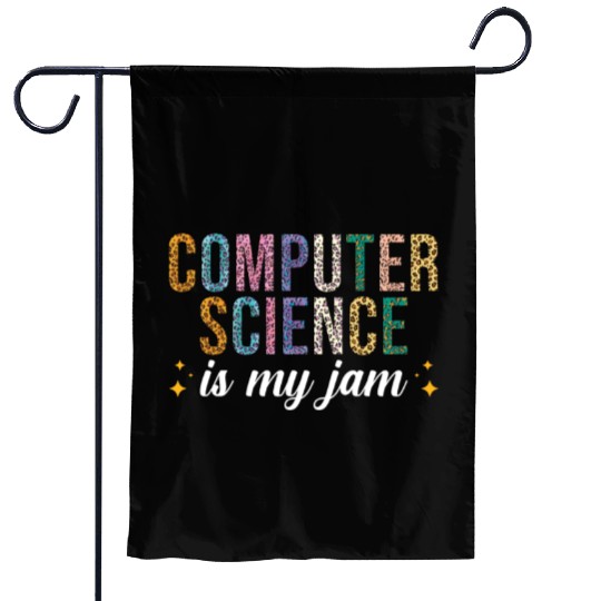 Computer Science is my Jam Garden Flags