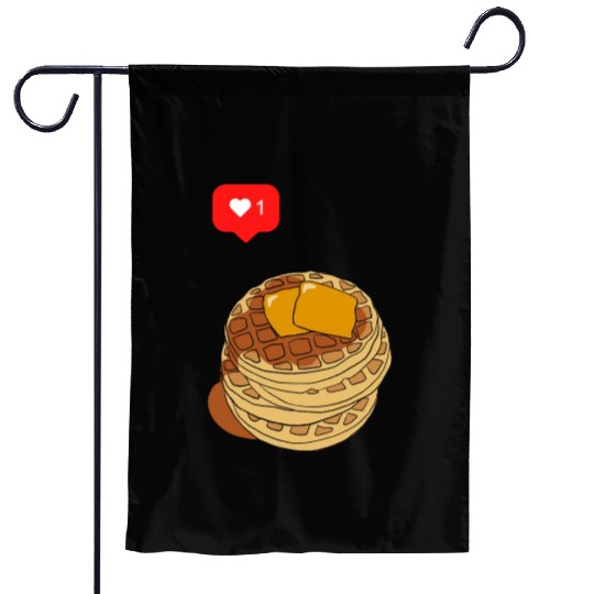 Waffle lover Garden Flags