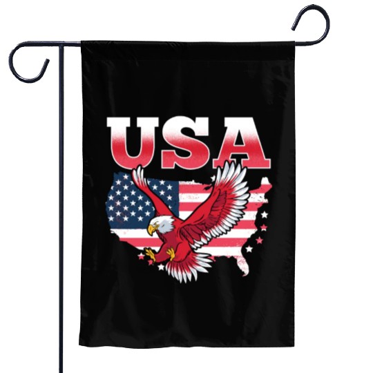 Usa Patriotic American US America Garden Flags
