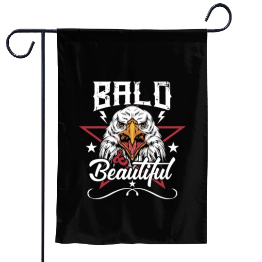 Bald and Beautiful Garden Flags