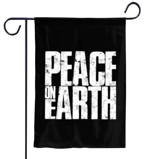 Peace on Earth - peace Garden Flags