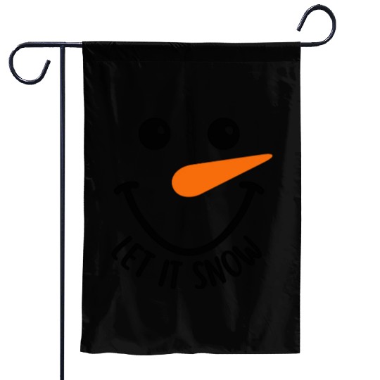 let it snow Garden Flags