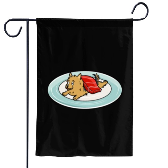 Yorkshire Terrier Nigiri Sushi Garden Flags