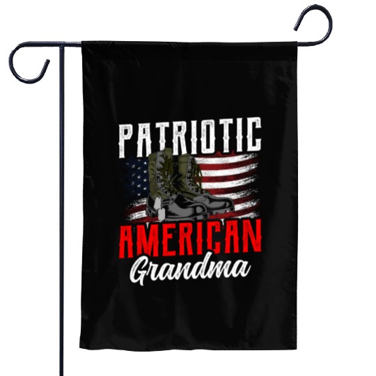 Patriotic American Grandma US Patriot USA Garden Flags