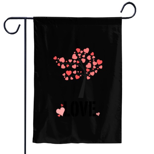 Valentine's Love Tree! Garden Flags
