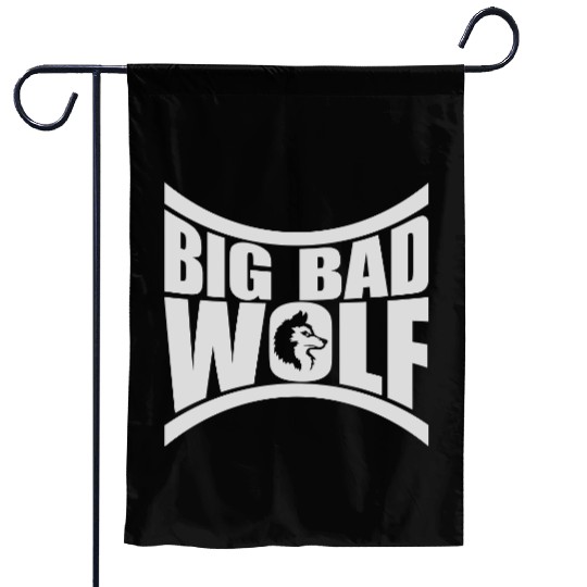 big bad wolf quote Garden Flags