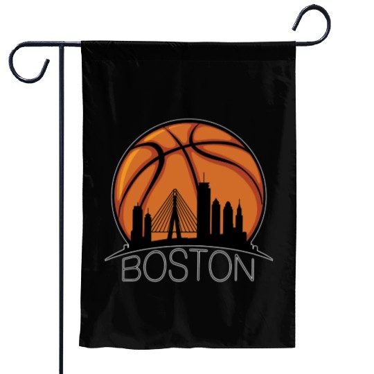 Basketball Skyline Boston Player Coach Sports Garden Flags