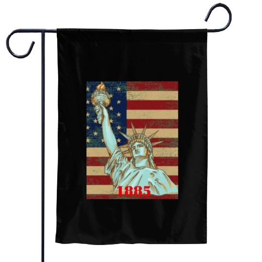 LOVE-Statue of Liberty Garden Flags