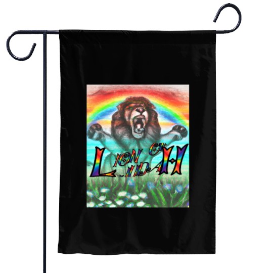 lion of judah Garden Flags