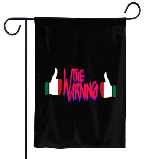 the warning band woman rock Garden Flags