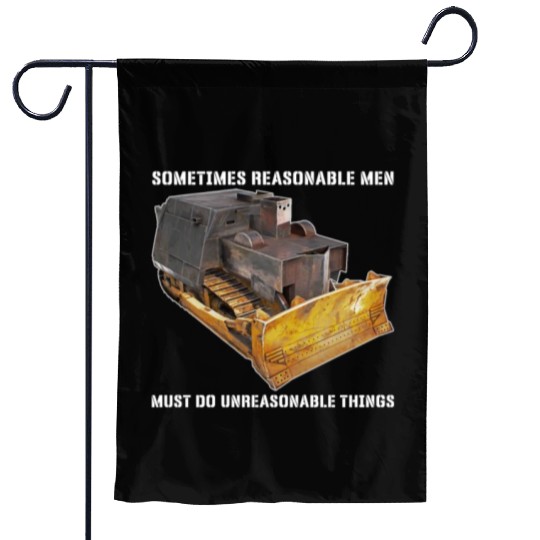 Killdozer Garden Flags