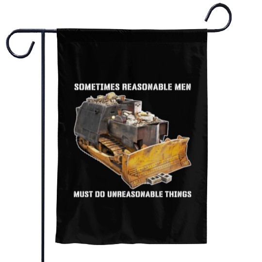 Killdozer Garden Flags
