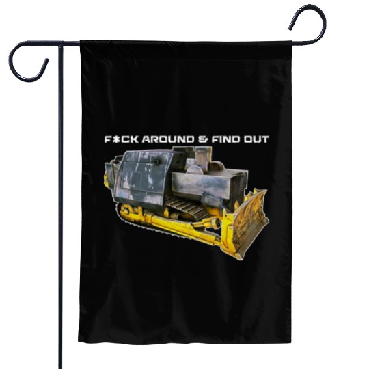 Killdozer Garden Flags