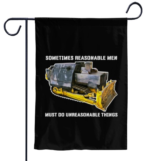 Killdozer Garden Flags