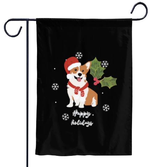 happy holidays Garden Flags