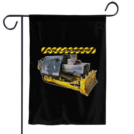 Killdozer Garden Flags