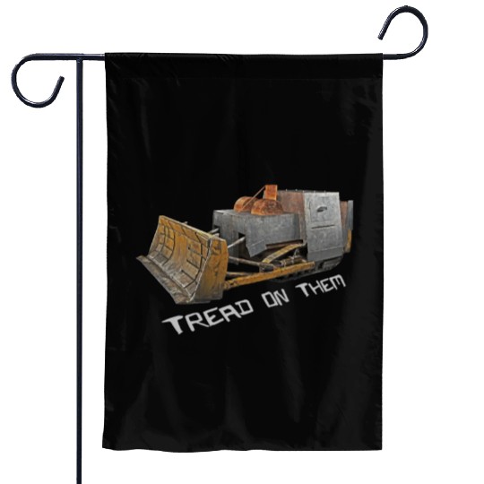 Killdozer Garden Flags