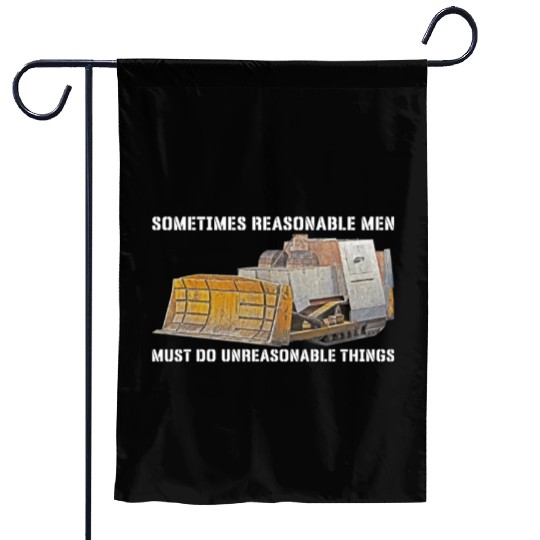 Killdozer Garden Flags