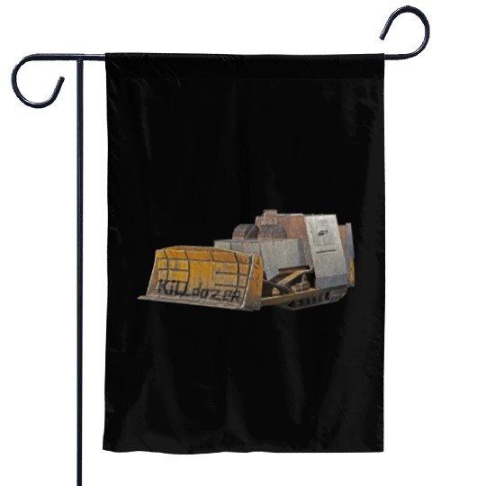 Killdozer Garden Flags